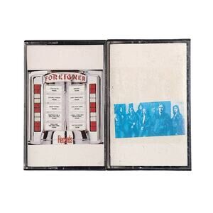 Foreigner Double Vision & Records Tested VTG. Cassette Lot 1977-1982 Pre-owned